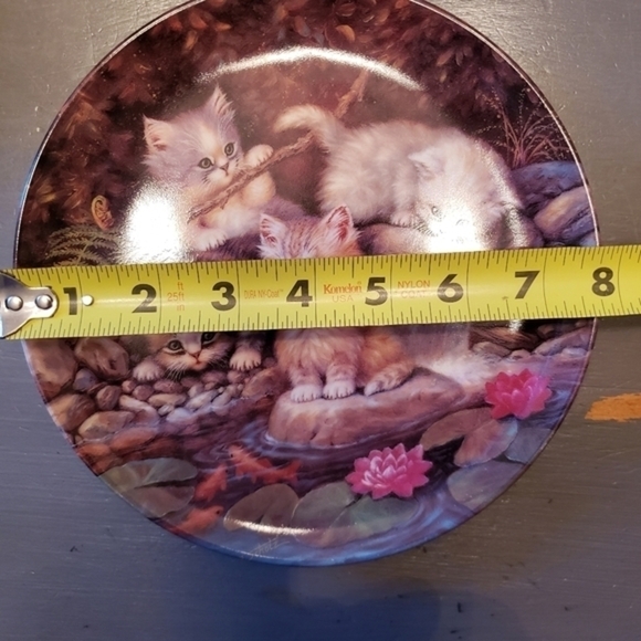 Vintage Cat Collectible Plate - Picture 3 of 3